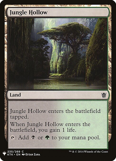 Jungle Hollow (KTK-235) - The List - Game On
