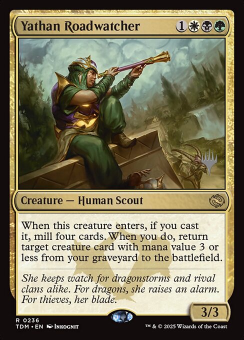 Yathan Roadwatcher (236p) - Tarkir: Dragonstorm Promos - Game On