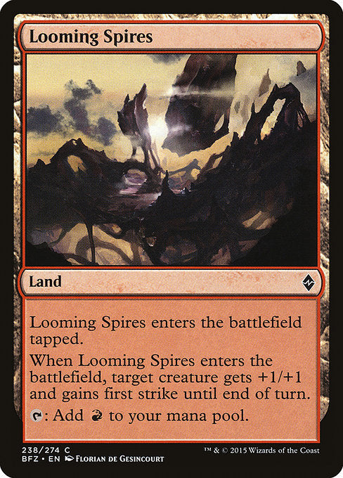 Looming Spires (238) (Foil) - Battle for Zendikar - Game On