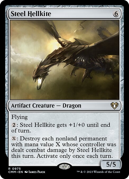 Steel Hellkite (975) - Commander Masters - Game On