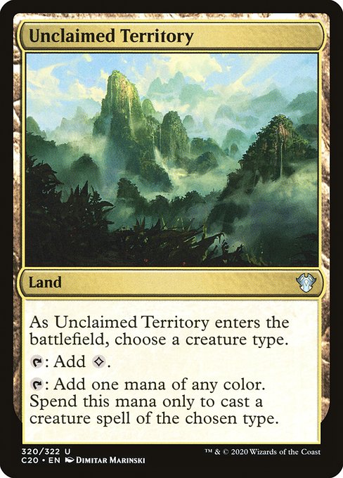 Unclaimed Territory (320) - Commander 2020 - Game On