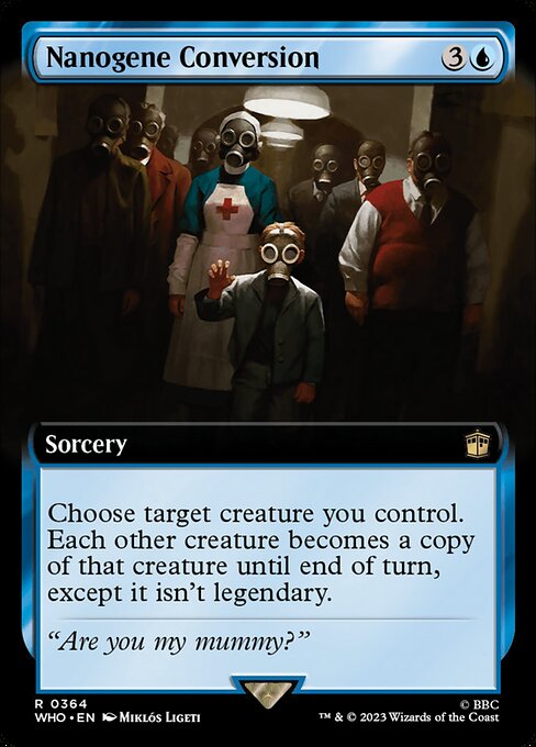 Nanogene Conversion (364) - EXTENDED ART (Foil) - Doctor Who - Game On
