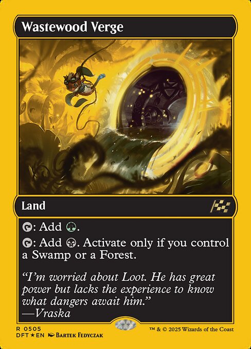 Wastewood Verge (505) (Foil) - Aetherdrift - Game On