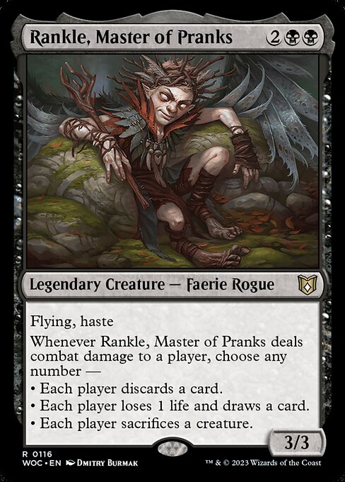 Rankle, Master of Pranks (116) - Wilds of Eldraine Commander - Game On