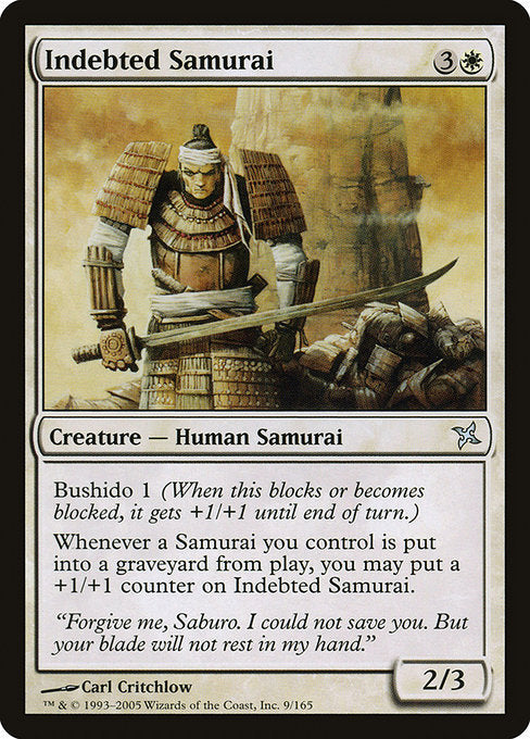 Indebted Samurai (9) - Betrayers of Kamigawa - Game On
