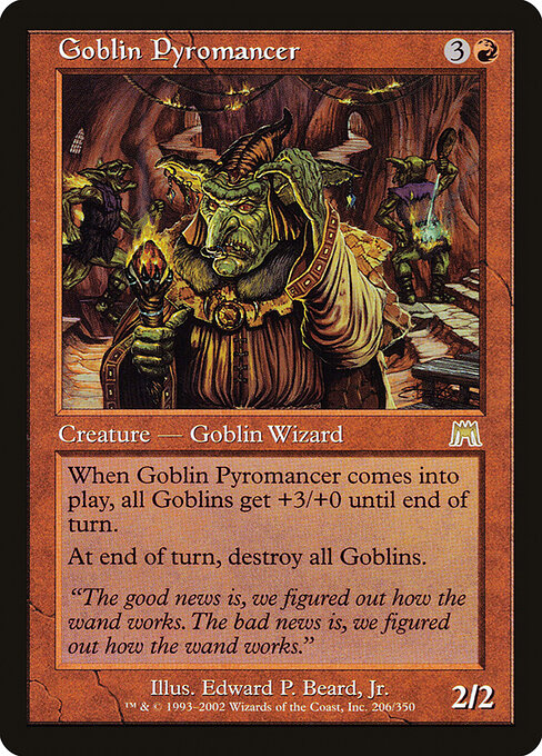 Goblin Pyromancer (206) - Onslaught - Game On