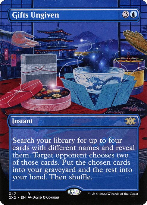 Gifts Ungiven (347) - BORDERLESS - FULL ART (Foil) - Double Masters 2022 - Game On