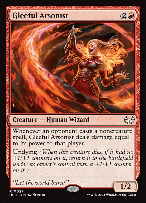 Gleeful Arsonist (27) - Duskmourn: House of Horror Commander - Game On