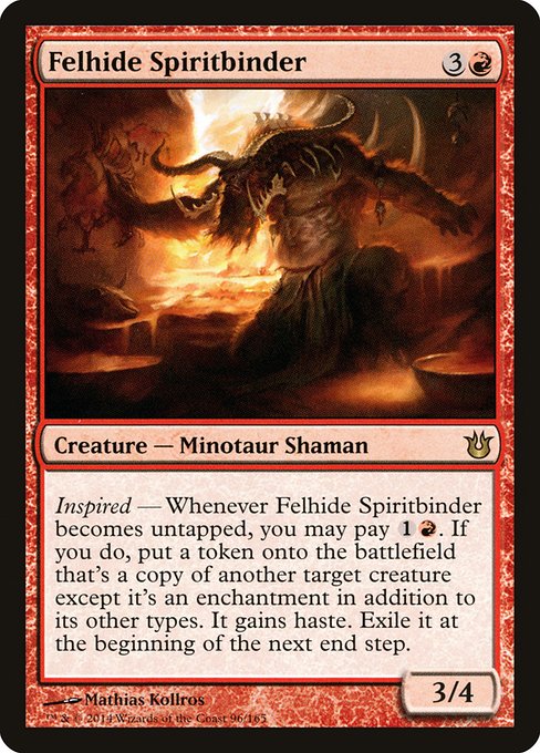 Felhide Spiritbinder (96) (Foil) - Born of the Gods - Game On