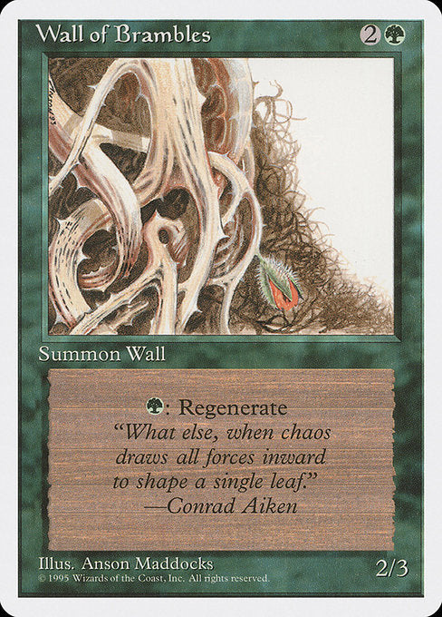 Wall of Brambles (282) - Fourth Edition - Game On