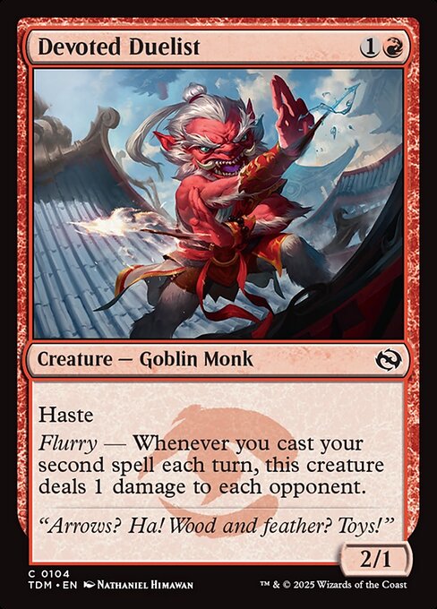 Devoted Duelist (104) (Foil) - Tarkir: Dragonstorm - Game On