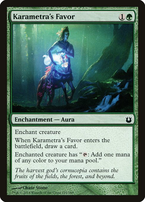Karametra's Favor (125) (Foil) - Born of the Gods - Game On
