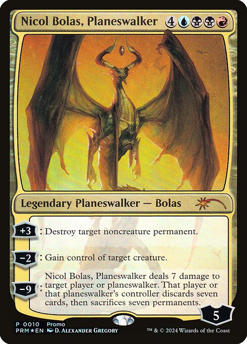 Nicol Bolas, Planeswalker (2025-10) (Foil) - Media and Collaboration Promos - Game On