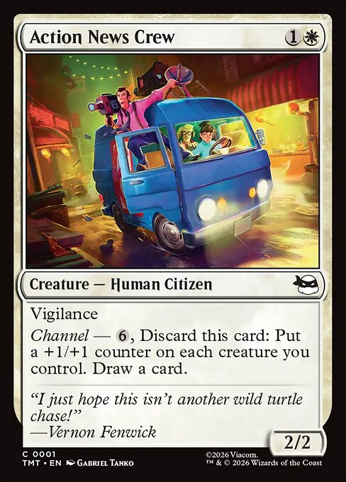 Action News Crew (1) (Foil) - Teenage Mutant Ninja Turtles - Game On