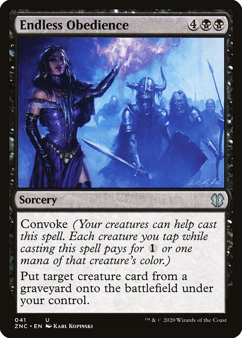 Endless Obedience (41) - Zendikar Rising Commander - Game On
