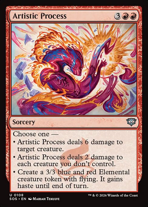 Artistic Process (108) (Foil) - Secrets of Strixhaven - Game On