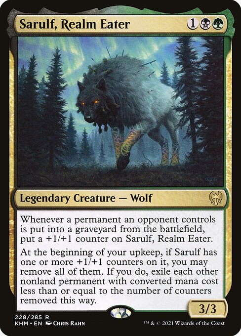 Sarulf, Realm Eater (228) (Foil) - Kaldheim - Game On