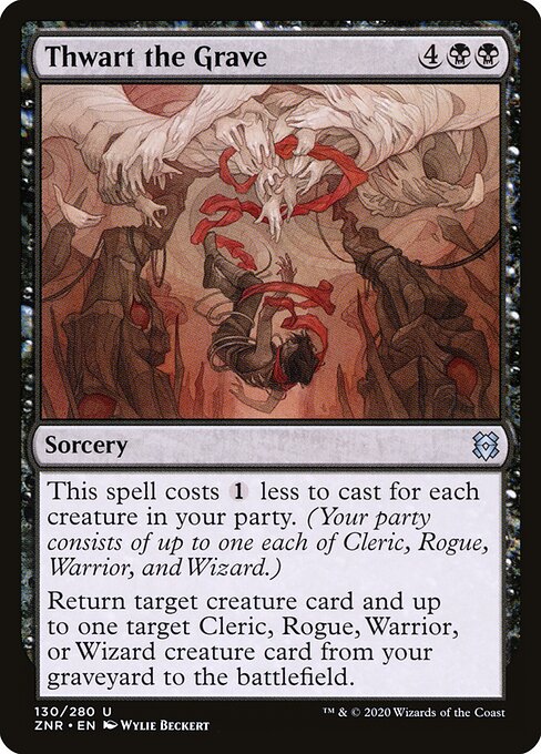 Thwart the Grave (130) (Foil) - Zendikar Rising - Game On