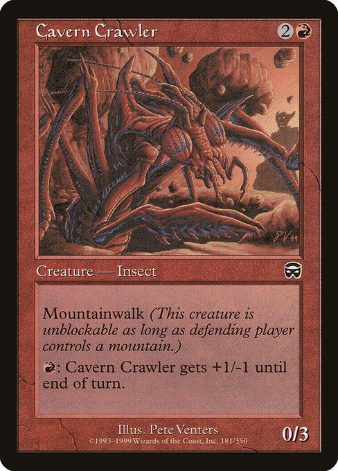 Cavern Crawler (181) (Foil) - Mercadian Masques - Game On