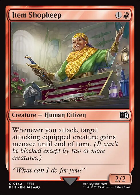 Item Shopkeep (142) (Foil) - Final Fantasy - Game On