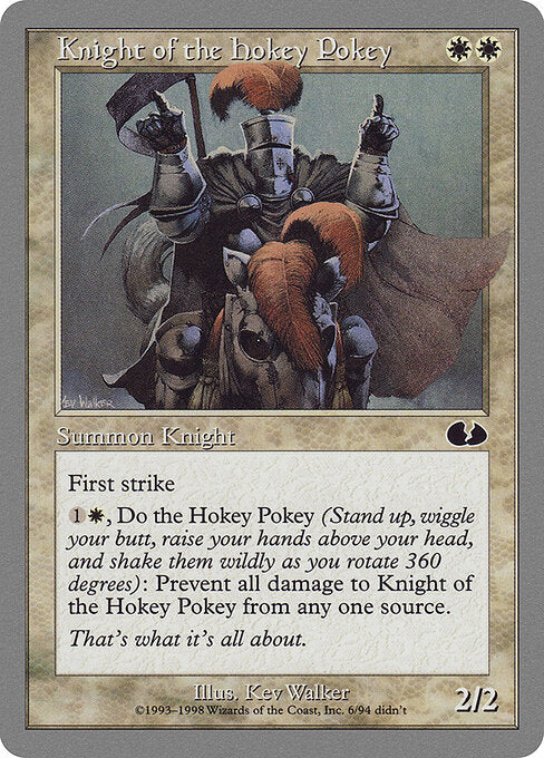 Knight of the Hokey Pokey (6) - Unglued - Game On