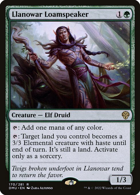 Llanowar Loamspeaker (170) (Foil) - Dominaria United - Game On