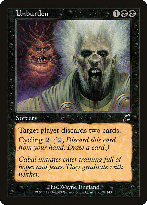 Unburden (77) (Foil) - Scourge - Game On