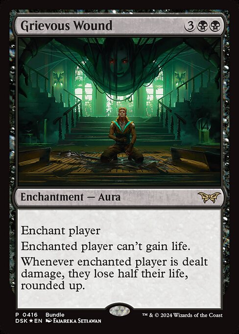 Grievous Wound (416) (Foil) - Duskmourn: House of Horror - Game On