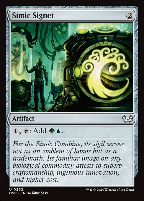 Simic Signet (252) - Duskmourn: House of Horror Commander - Game On