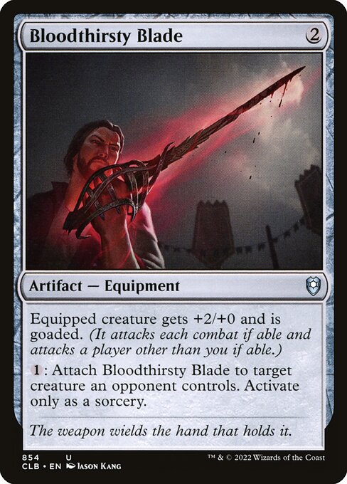 Bloodthirsty Blade (854) - Commander Legends: Battle for Baldur's Gate - Game On