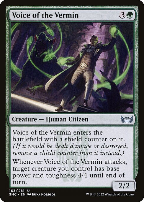 Voice of the Vermin (163) (Foil) - Streets of New Capenna - Game On