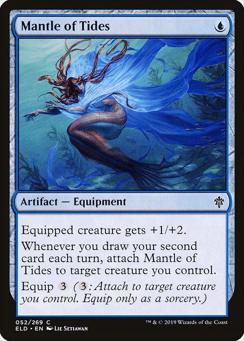 Mantle of Tides (52) (Foil) - Throne of Eldraine - Game On