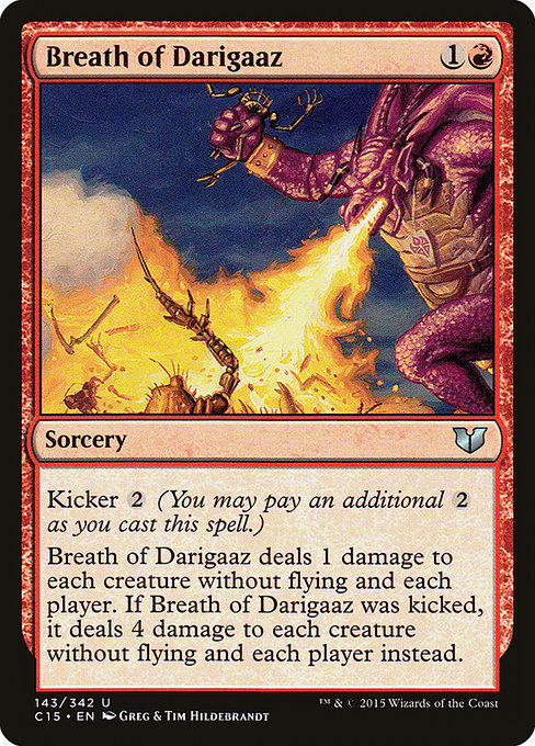 Breath of Darigaaz (143) - Commander 2015 - Game On