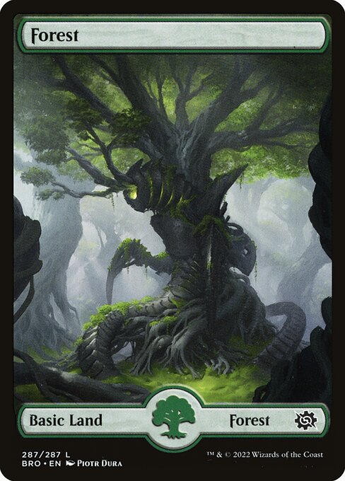 Forest (287) - FULL ART - The Brothers' War - Game On
