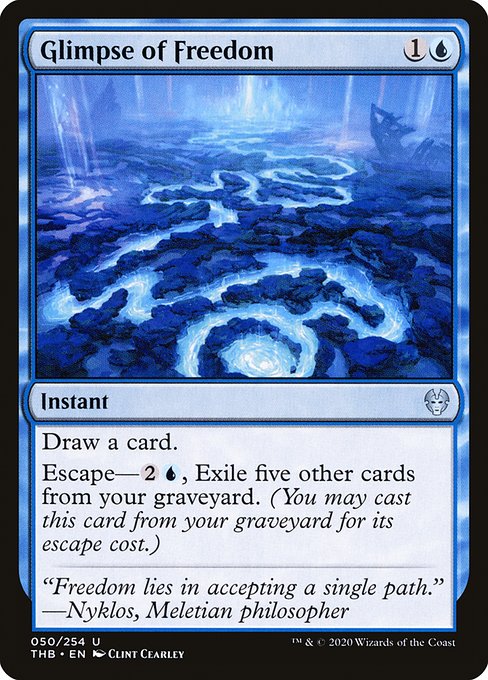 Glimpse of Freedom (50) (Foil) - Theros Beyond Death - Game On