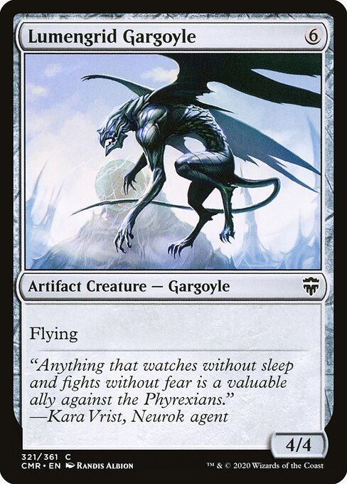 Lumengrid Gargoyle (321) (Foil) - Commander Legends - Game On