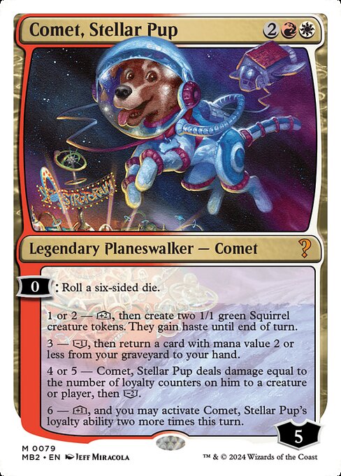 Comet, Stellar Pup (79) - Mystery Booster 2 - Game On