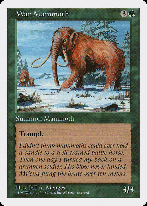 War Mammoth (340) - Fifth Edition - Game On