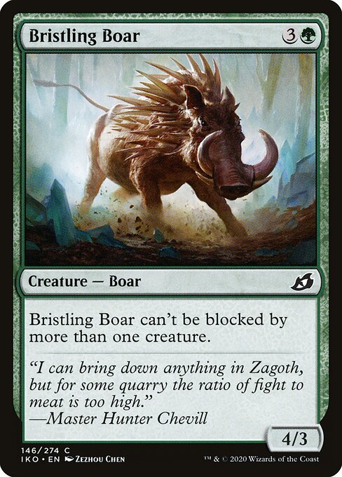 Bristling Boar (146) (Foil) - Ikoria: Lair of Behemoths - Game On