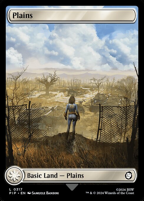 Plains (317) - FULL ART - Fallout - Game On