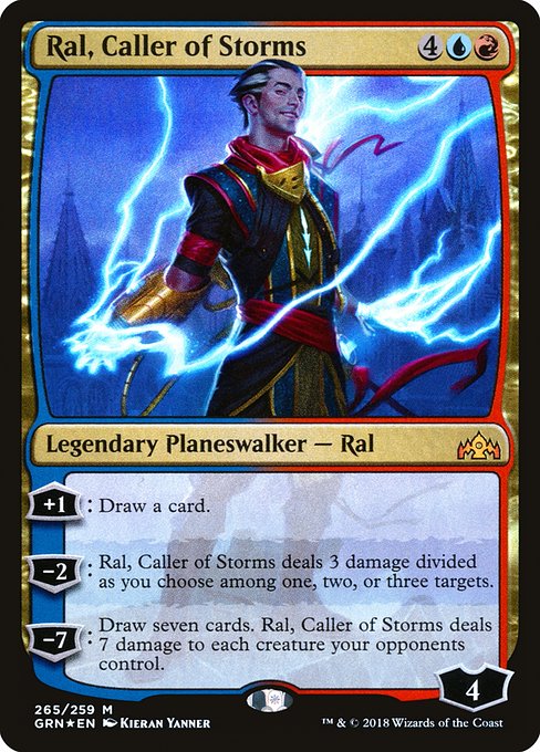 Ral, Caller of Storms (265) (Foil) - Guilds of Ravnica - Game On