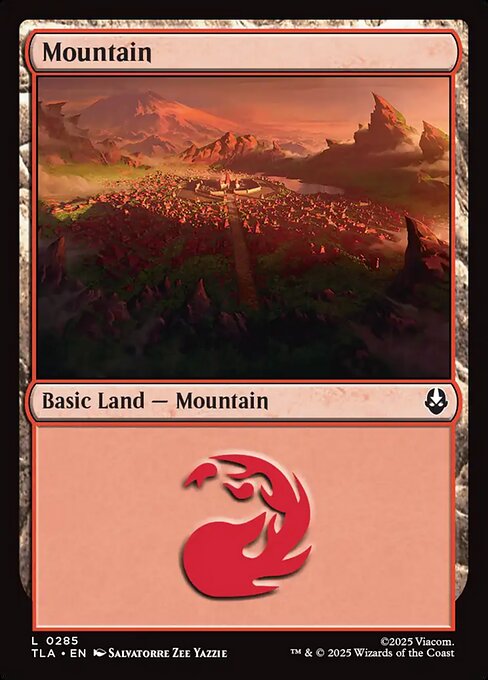 Mountain (285) (Foil) - Avatar: The Last Airbender - Game On