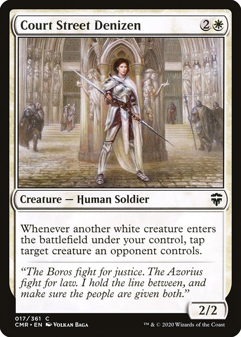 Court Street Denizen (17) (Foil) - Commander Legends - Game On