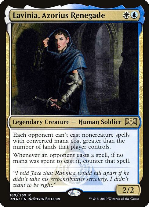 Lavinia, Azorius Renegade (189) (Foil) - Ravnica Allegiance - Game On
