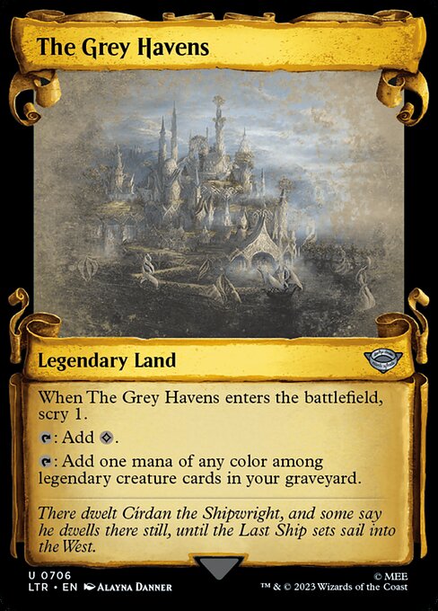 The Grey Havens (706) - SHOWCASE (Foil) - The Lord of the Rings: Tales of Middle-earth - Game On