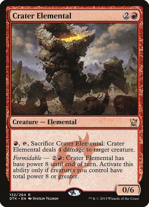 Crater Elemental (132) (Foil) - Dragons of Tarkir - Game On