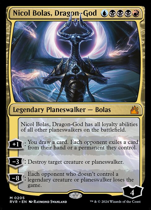 Nicol Bolas, Dragon-God (205) (Foil) - Ravnica Remastered - Game On