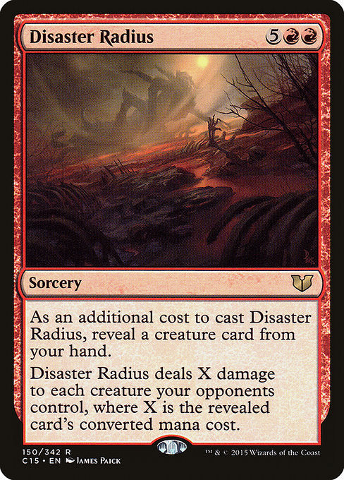Disaster Radius (150) - Commander 2015 - Game On