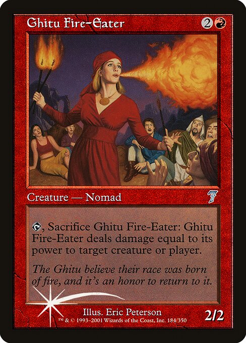 Ghitu Fire-Eater (184★) - Seventh Edition - Game On