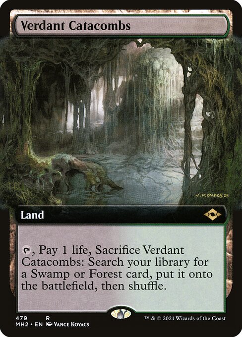 Verdant Catacombs (479) - EXTENDED ART - Modern Horizons 2 - Game On